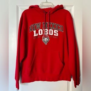 Red New Mexico Lobos Hoodie